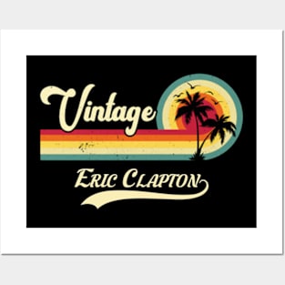 Summer vintage eric claption Posters and Art